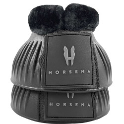 Cloches en mouton synthétique Horsena Noir