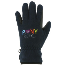 Handschoenen Equi-Kids PonyLove Marineblauw