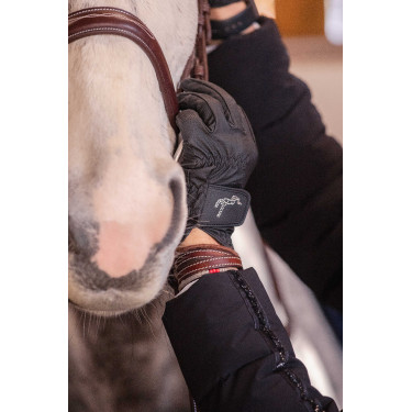 Gants d'équitation Pénélope Lyoni Noir