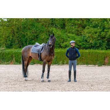 Verwarmd vest Equithème Charlie Zwart