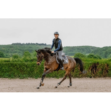 Gilet chauffant Equithème Charlie Noir