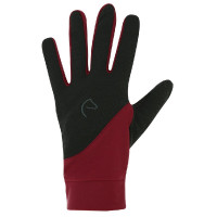 Handschoenen Equithème Knit digital Zwart / pruim
