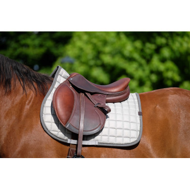 Zadeldek Equithème Chic Lichtgrijs
