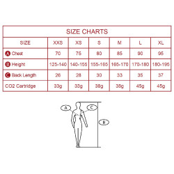 Airbagvest Spark Manege Zwart