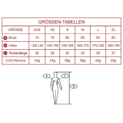 Airbagvest Spark Manege Zwart