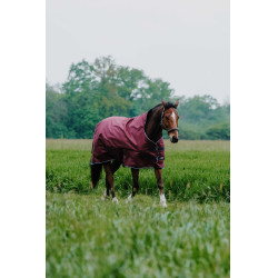 Couverture Equithème TYREX 1200D High Neck Bordeaux Couverture Equithème TYREX 1200D High Neck Bordeaux