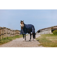 Equithème Classic 1200D High neck deken Marine Marineblauw