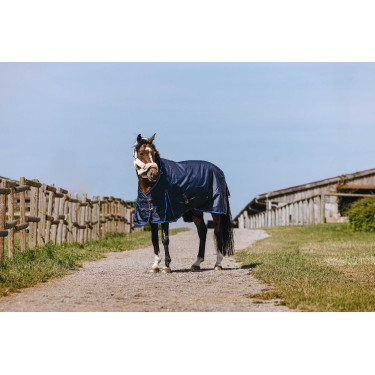 Equithème Classic 1200D High neck deken Marine Marineblauw