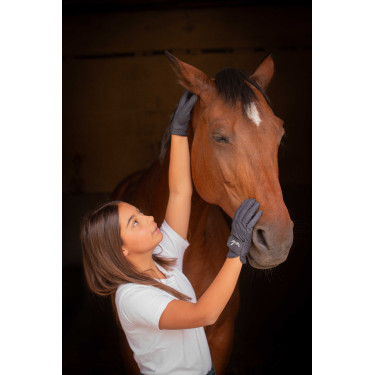 Handschoenen Eden by Pénélope Prisma Strass Marine Marineblauw Handschoenen Eden by Pénélope Prisma Strass Marine Marineblauw