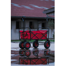Chariot 4 roues Hippotonic Rouge Chariot 4 roues Hippotonic Rouge