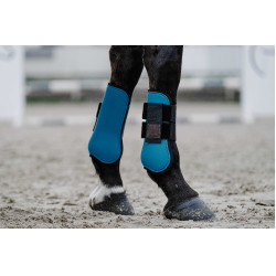 Guêtres Equithème Bleu canard Guêtres Equithème Bleu canard