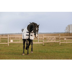 Couverture PVC Equithème Anti UV Blanc