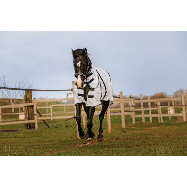 Couverture Equithème Mesh combo Blanc Couverture Equithème Mesh combo Blanc