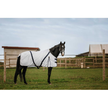 Couverture Equithème Mesh blanc