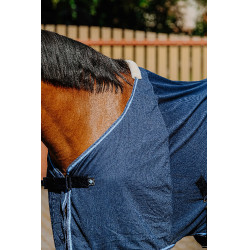 Couverture en maille fine Riding World Bleu marine