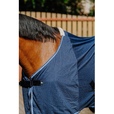 Couverture en maille fine Riding World Bleu marine