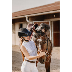 Polo mesh Equithème Molly Blanc Polo mesh Equithème Molly Blanc