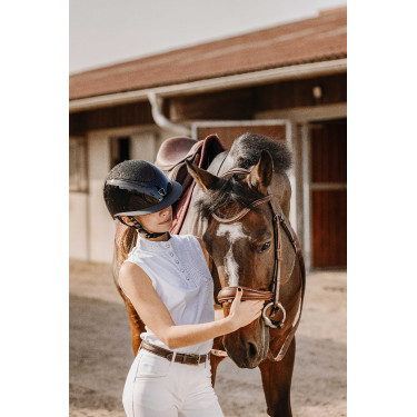 Polo mesh Equithème Molly Blanc Polo mesh Equithème Molly Blanc