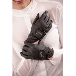 Gants Pisma Strass Pénélope Noir