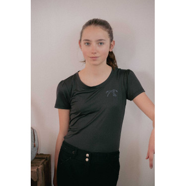 T-shirt Tecty Pénélope manches courtes Gris