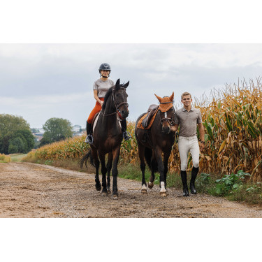 T-shirt Equithème Marion Taupe Bruin