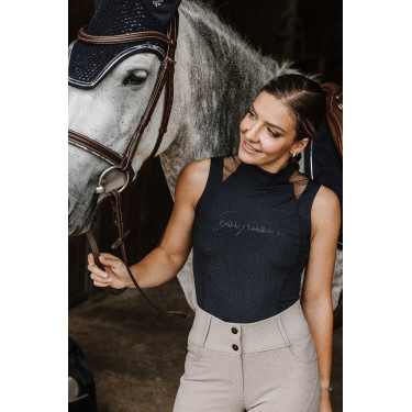 Pantalon Equithème Queen femme Taupe Marron