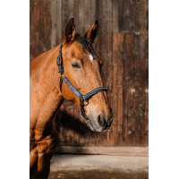 Nylon halster Equithème Domino Blauw Nylon halster Equithème Domino Blauw