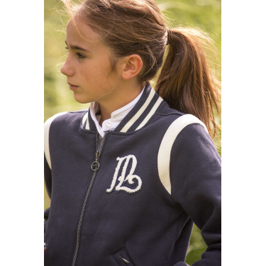 Sweat Pénélope University Marine / offwhite Marineblauw