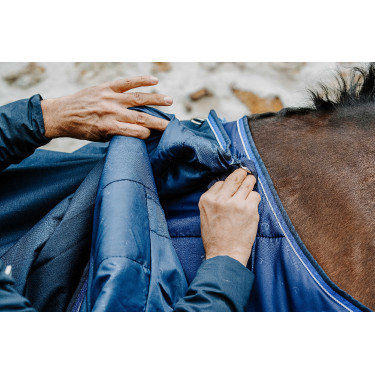 Sous-couverture Equithème Classic Bleu marine