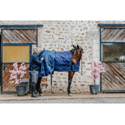 Sous-couverture Equithème Classic Bleu marine