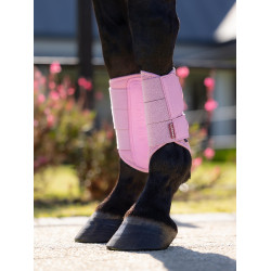 Guêtres souple LeMieux mesh Arika Fondant Rose Guêtres souple LeMieux mesh Arika Fondant Rose