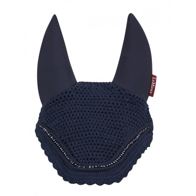 Bonnet anti-mouche LeMieux Acoustic Diamante Bleu marine
