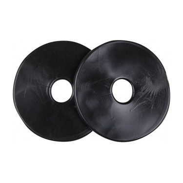 Mors à anneaux en silicone LeMieux Noir Mors à anneaux en silicone LeMieux Noir