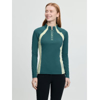 LeMieux ondershirt dames Philippa van meshstof Jungle Groen