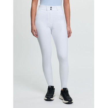 Broek LeMieux siliconen zitvlak Izzy Young Rider Wit