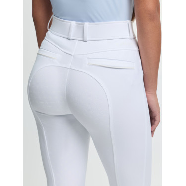Broek LeMieux siliconen zitvlak Izzy Young Rider Wit Broek LeMieux siliconen zitvlak Izzy Young Rider Wit