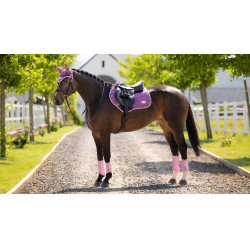 Tapis de selle LeMieux Loire Close Contact Square CSO Mallow Violet