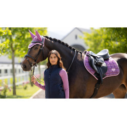 Tapis de selle LeMieux Loire Close Contact Square CSO Mallow Violet