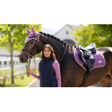 Tapis de selle LeMieux Loire Close Contact Square CSO Mallow Violet