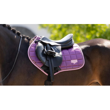 Tapis de selle LeMieux Loire Close Contact Square CSO Mallow Violet