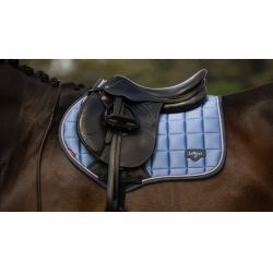Tapis de selle LeMieux Loire Close Contact Square CSO Powder blue Bleu