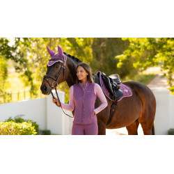 Tapis de selle LeMieux Loire Square mixte Mallow Violet Tapis de selle LeMieux Loire Square mixte Mallow Violet