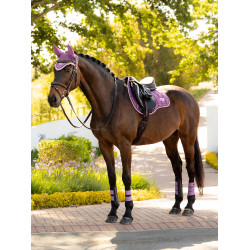 Tapis de selle LeMieux Loire Square mixte Mallow Violet Tapis de selle LeMieux Loire Square mixte Mallow Violet