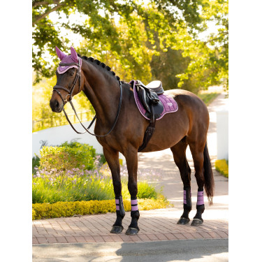 Tapis de selle LeMieux Loire Square mixte Mallow Violet Tapis de selle LeMieux Loire Square mixte Mallow Violet