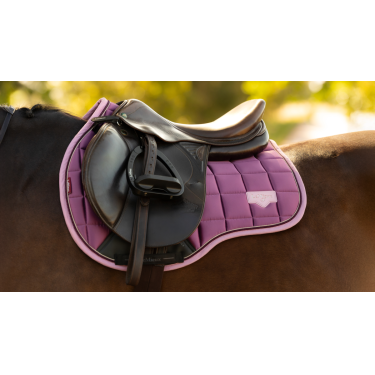 Tapis de selle LeMieux Loire Square mixte Mallow Violet Tapis de selle LeMieux Loire Square mixte Mallow Violet