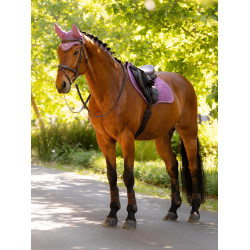 Tapis LeMieux Reflective Suede Close Contact Square Mallow Violet Tapis LeMieux Reflective Suede Close Contact Square Mallow Violet