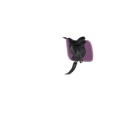 Tapis LeMieux Reflective Suede Dressage Square Mallow Violet