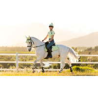 LeMieux Reflective Suede Mixte GP Square Zadeldek Marineblauw