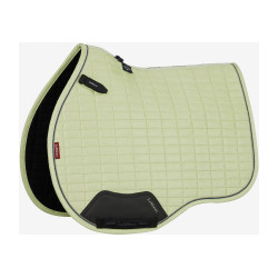 Tapis LeMieux Reflective Suede Mixte GP Square Macaron Blanc