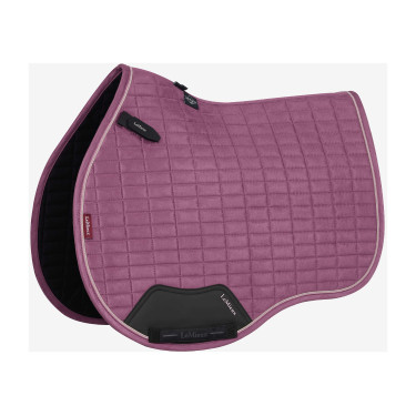 LeMieux Reflective Suede Mixte GP Square Zadeldek Kaasjeskruid Violet